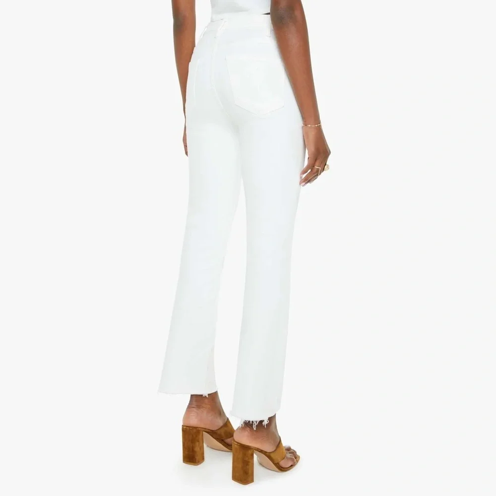 MOTHER Denim The Hustler Ankle Fray Jeans Size 30 - Picture 2 of 10